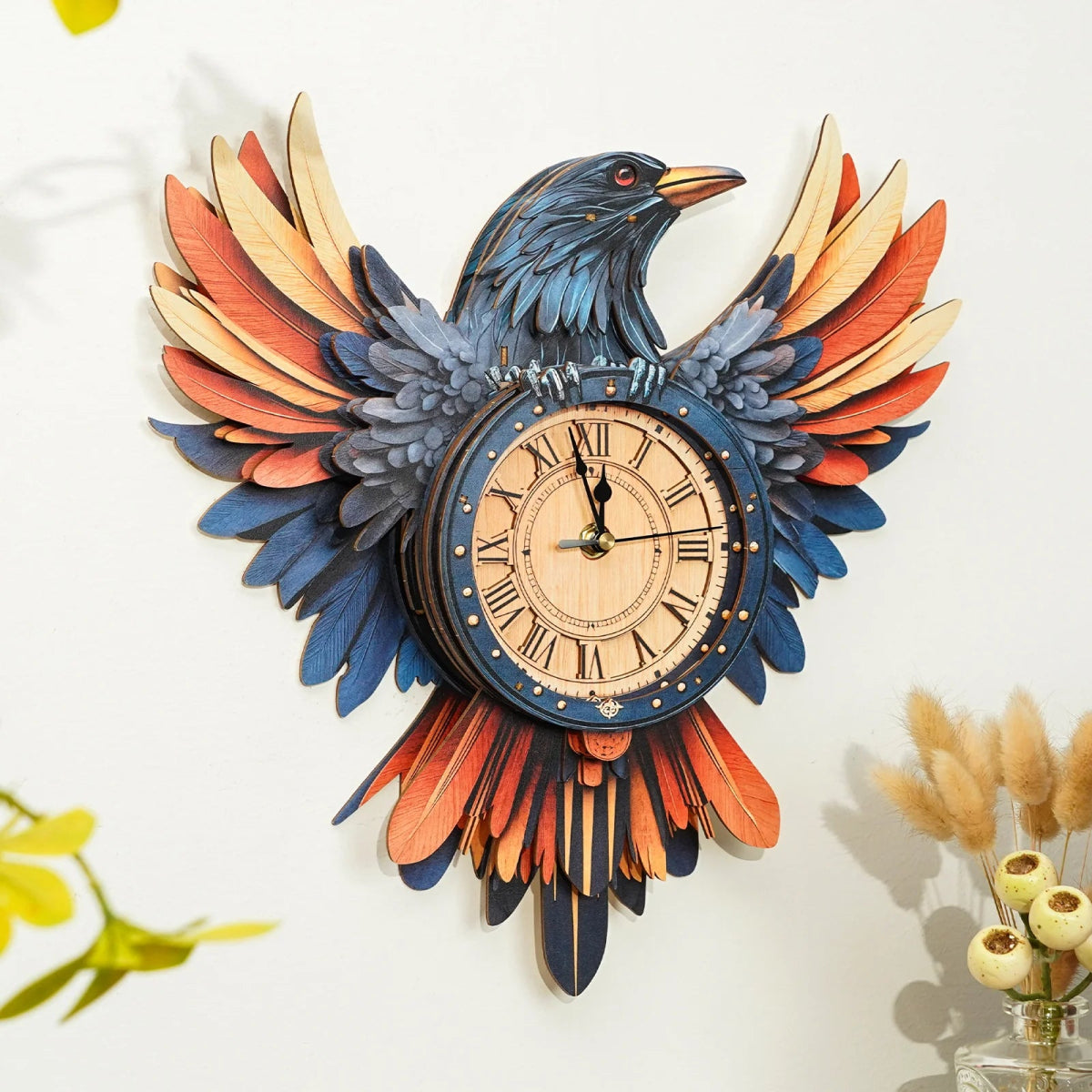 Raven Wooden Clock Kit - KAAYEE Puzzle