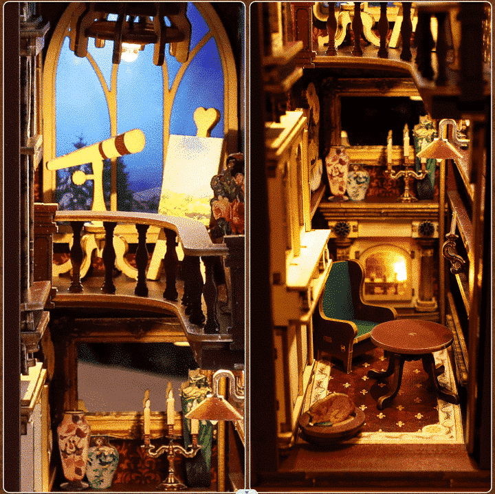 Retro Study Room Book Nook - KAAYEE Puzzle