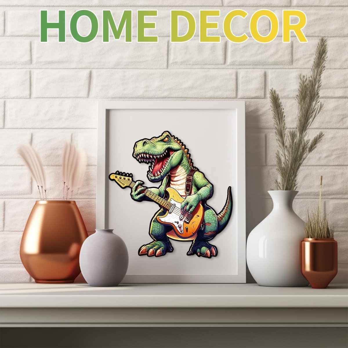 Rock T Rex Wooden Jigsaw Puzzle - KAAYEE Puzzle