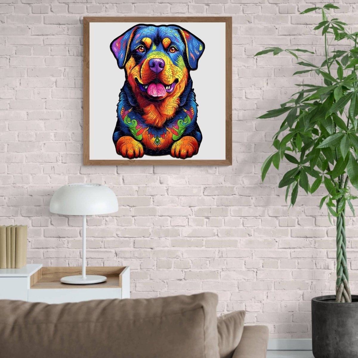 Rottweiler 2 Wooden Jigsaw Puzzle - KAAYEE Puzzle