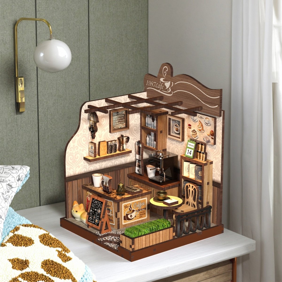 Rural Coffee Shop DIY Miniature House - KAAYEE Puzzle