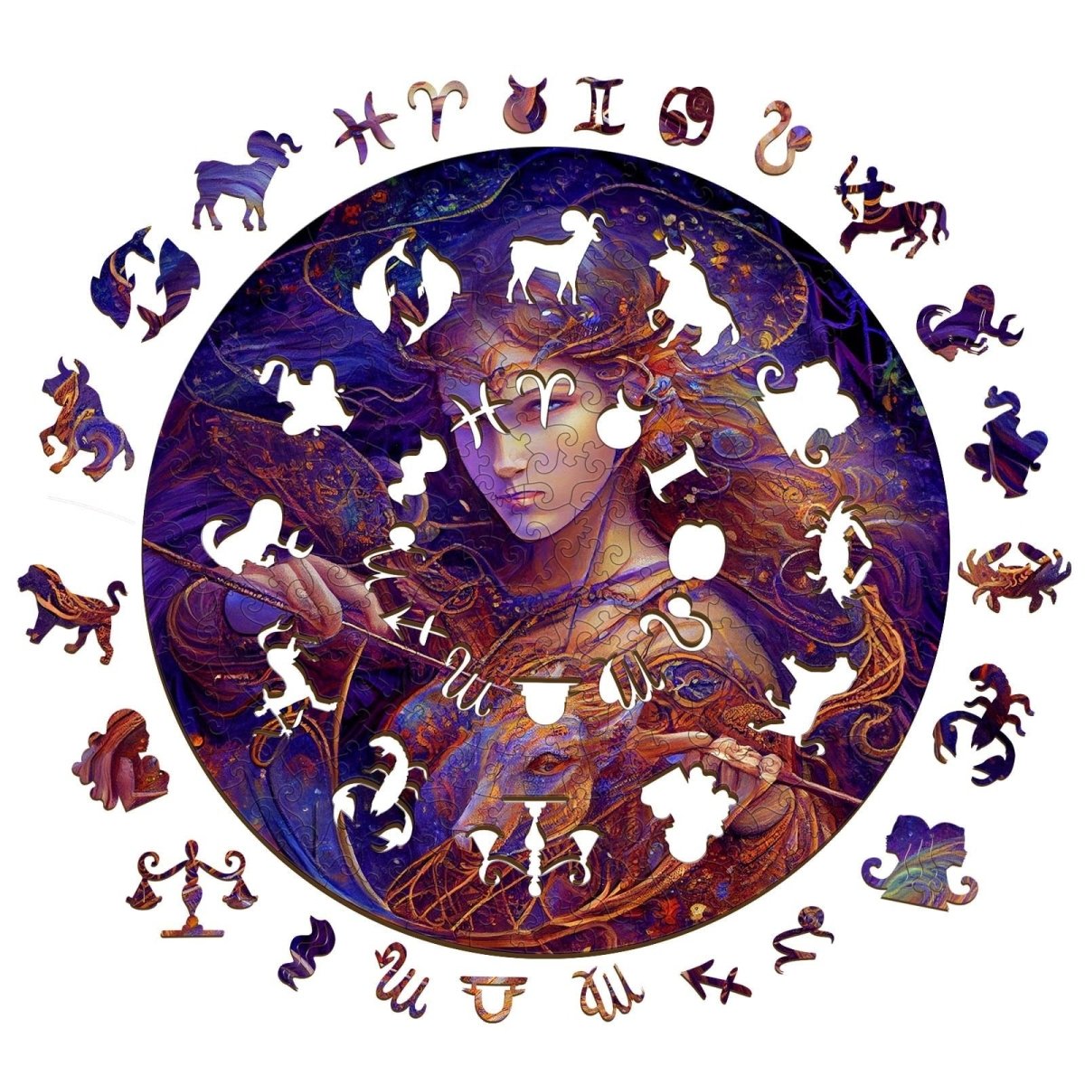 Sagittarius Wooden Jigsaw Puzzle - KAAYEE Puzzle
