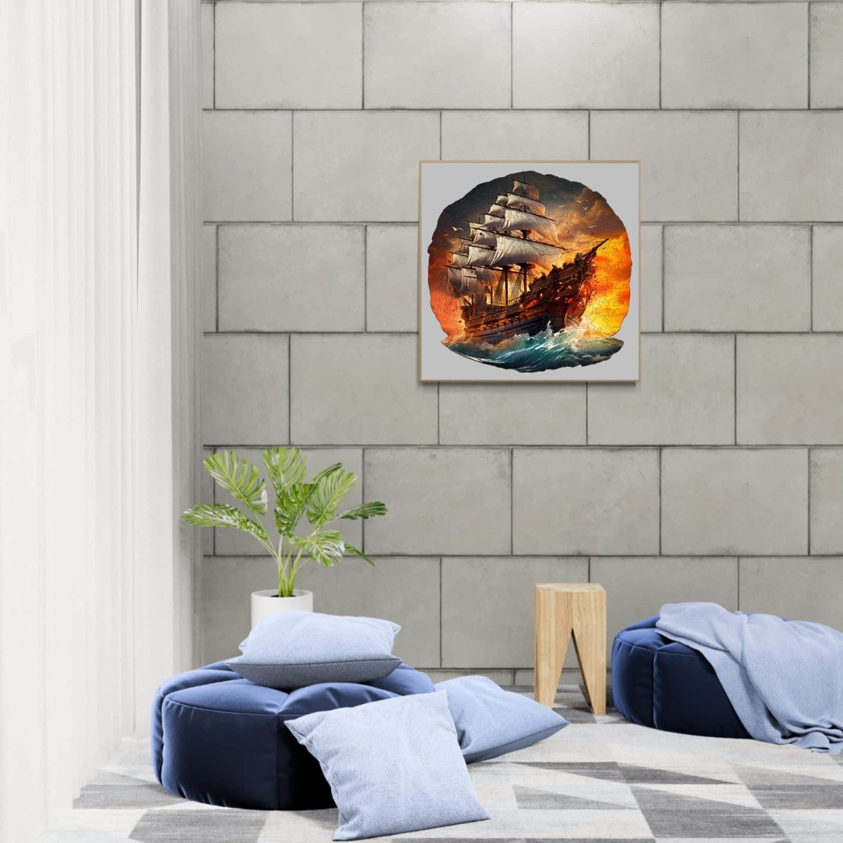 Sailboat at Sunset Wooden Jigsaw Puzzle - KAAYEE Puzzle