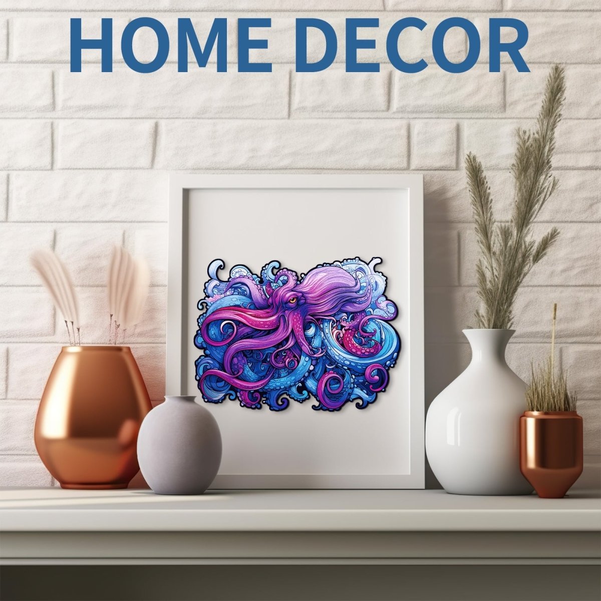 Sea Octopus Wooden Jigsaw Puzzle - KAAYEE Puzzle