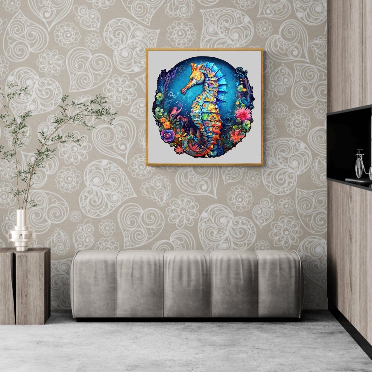 Seahorse 2 Wooden Jigsaw Puzzle - KAAYEE Puzzle