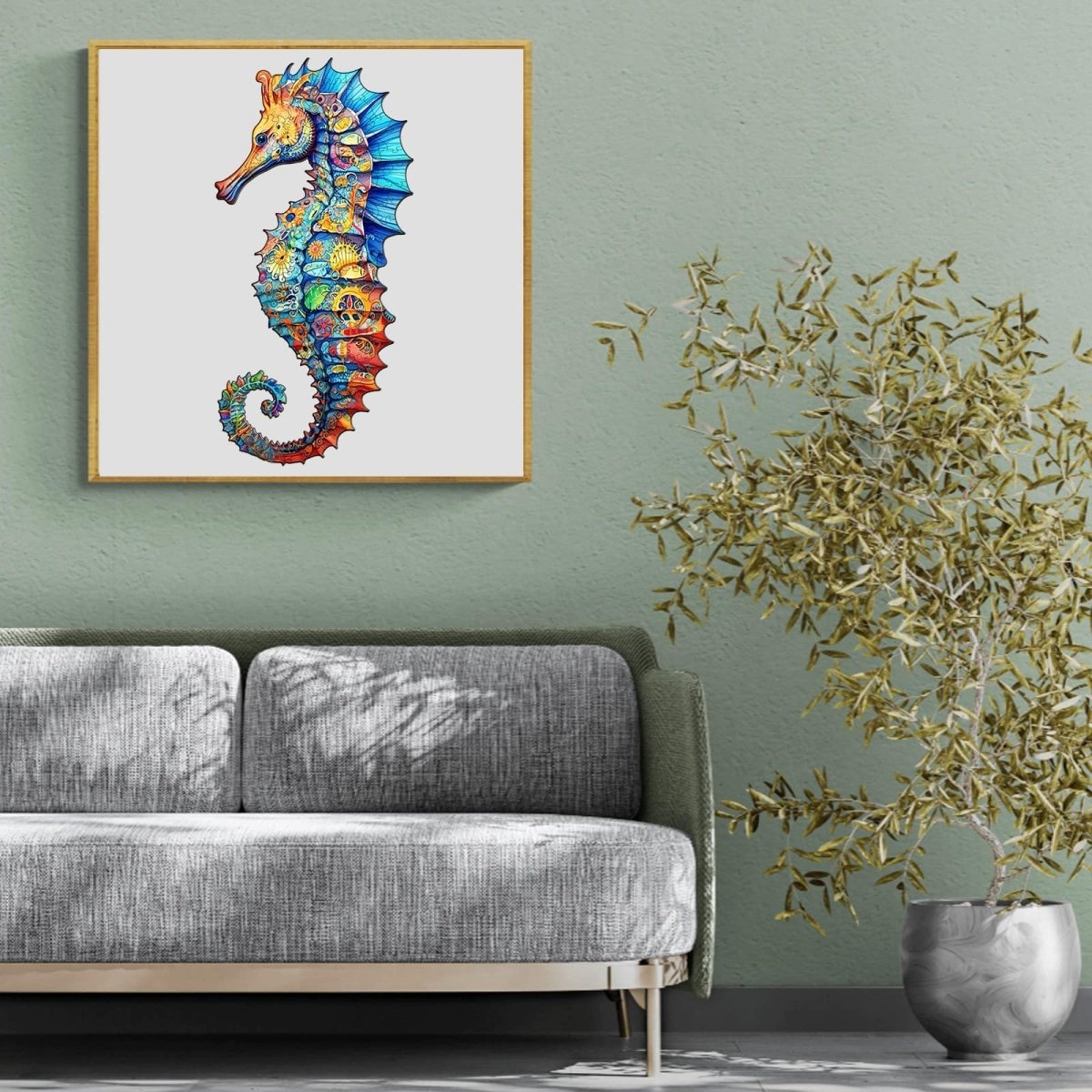 Seahorse Wooden Jigsaw Puzzle - KAAYEE Puzzle