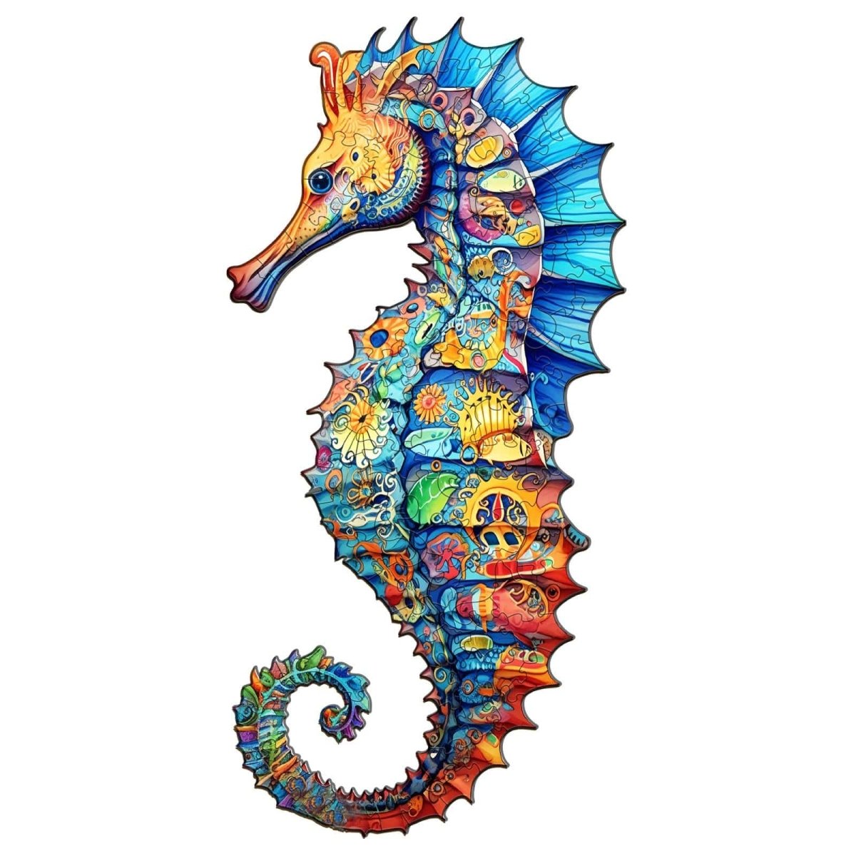 Seahorse Wooden Jigsaw Puzzle - KAAYEE Puzzle