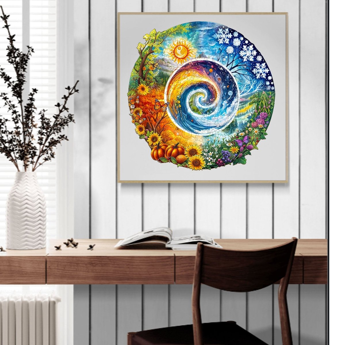 Seasons of Life Wooden Jigsaw Puzzle - KAAYEE Puzzle