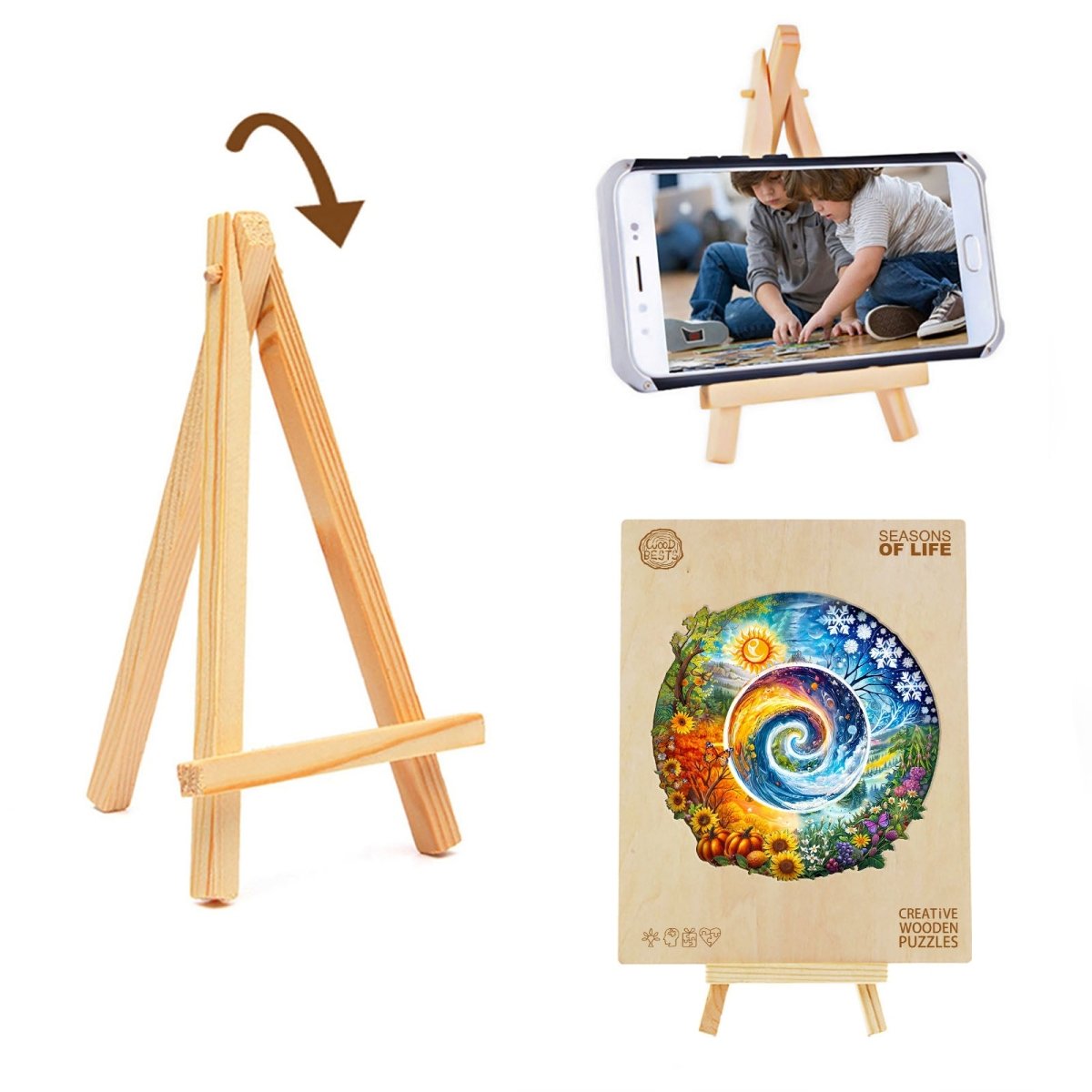Seasons of Life Wooden Jigsaw Puzzle - KAAYEE Puzzle