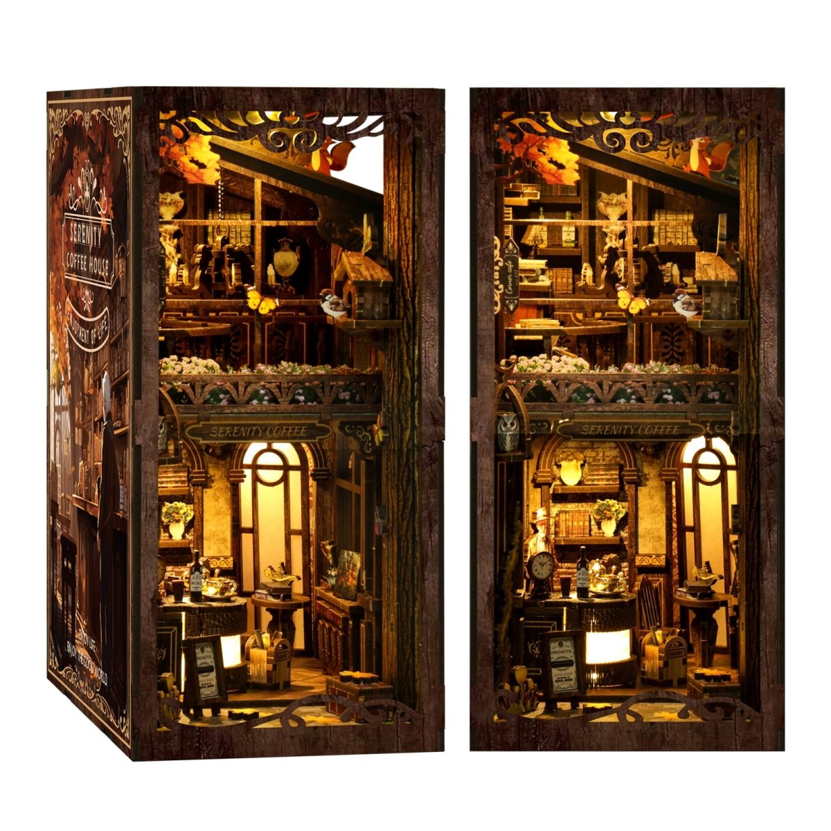 Serenity Coffee House Book Nook Kit - KAAYEE Puzzle