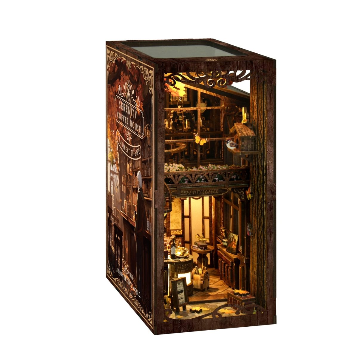 Serenity Coffee House Book Nook Kit - KAAYEE Puzzle