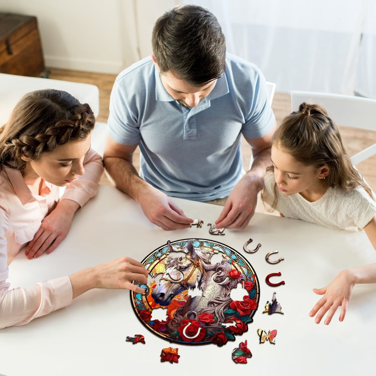 Shiny Horse Wooden Jigsaw Puzzle - KAAYEE Puzzle