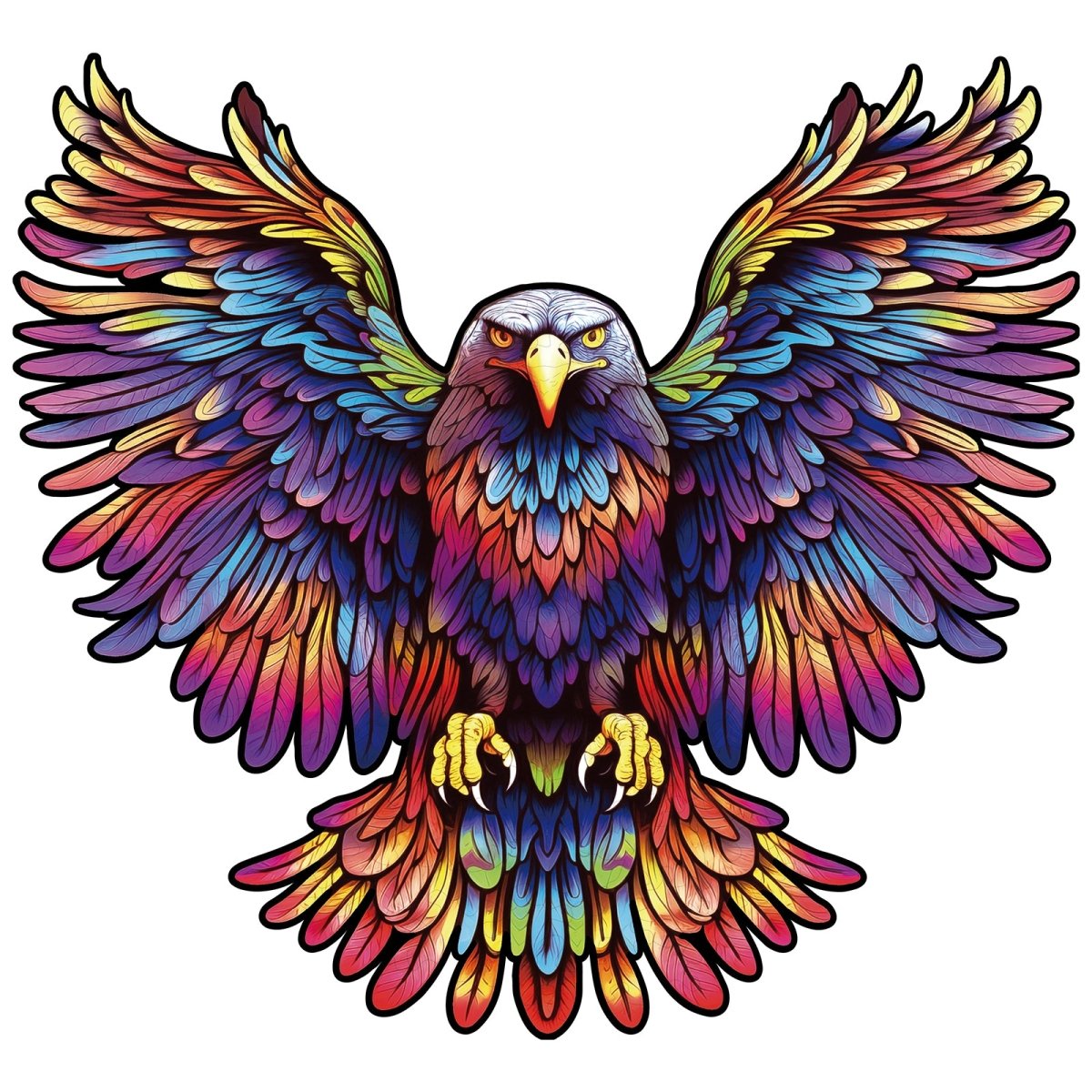 Soaring Eagle Wooden Jigsaw Puzzle - KAAYEE Puzzle