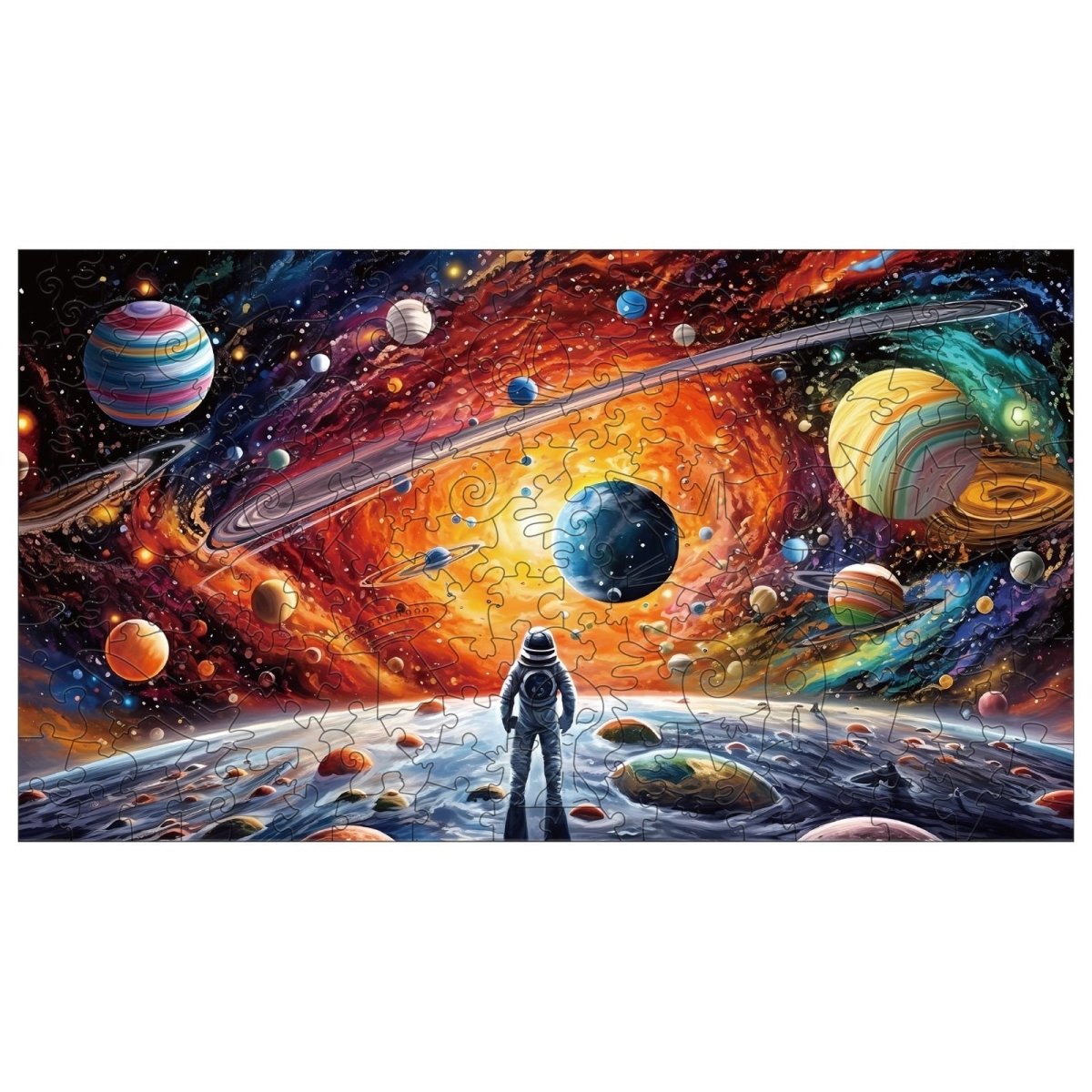 Solar System Wooden Jigsaw Puzzle - KAAYEE Puzzle