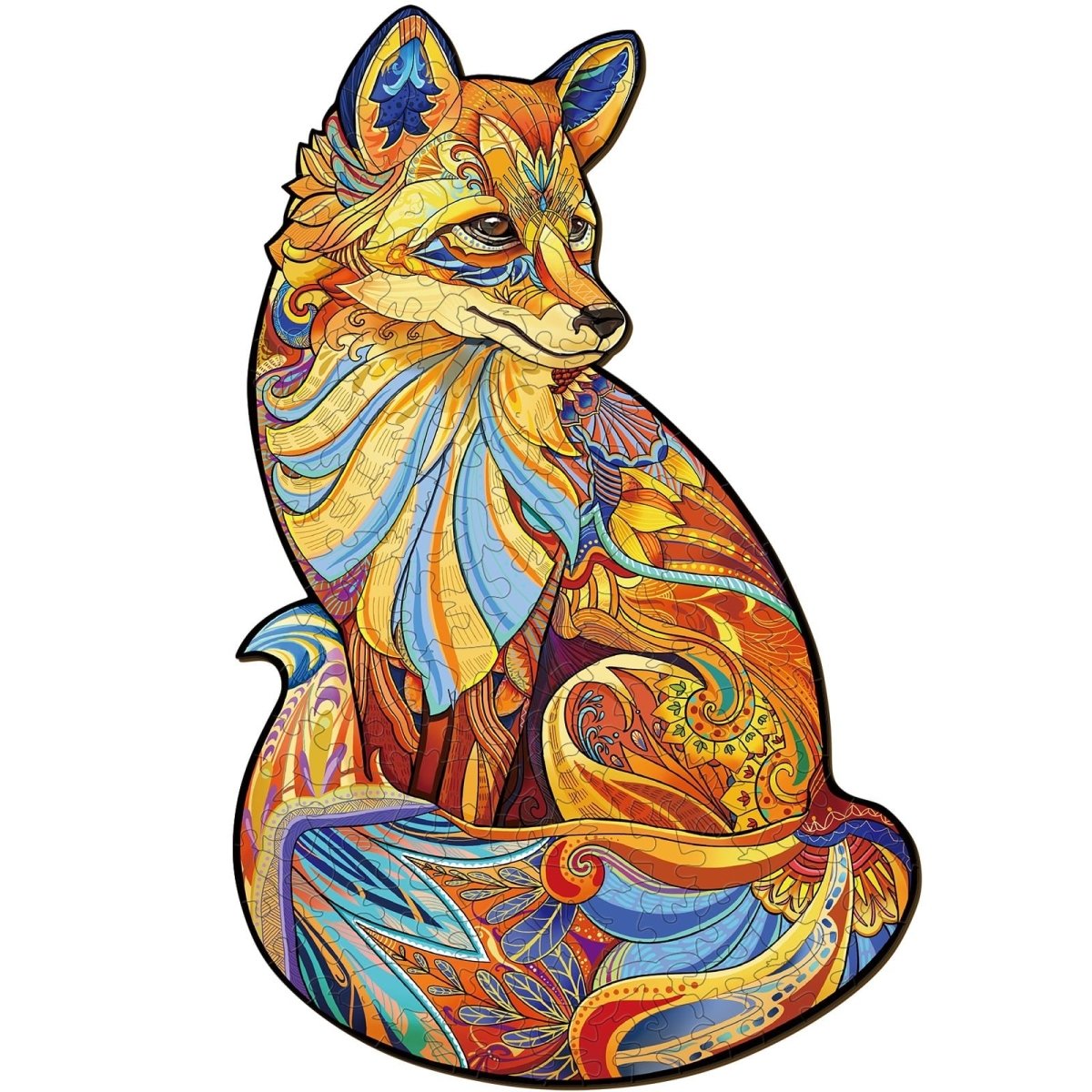 SOULFUL FOX Wooden Jigsaw Puzzle - KAAYEE Puzzle