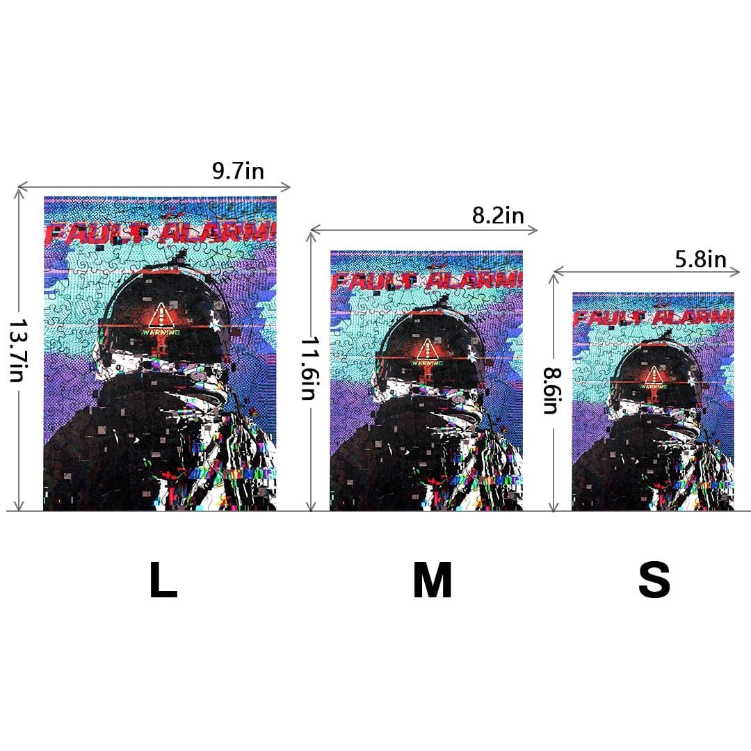 SPACE CRISIS Wooden Jigsaw Puzzle - KAAYEE Puzzle