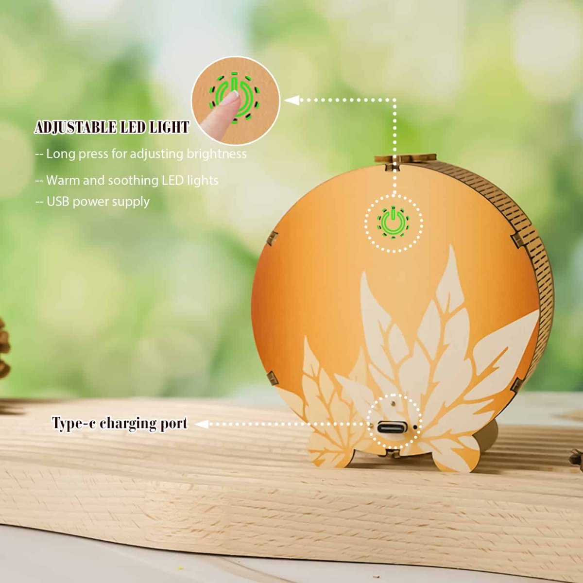 Squirrel's Cozy Corner Night Light - KAAYEE Puzzle