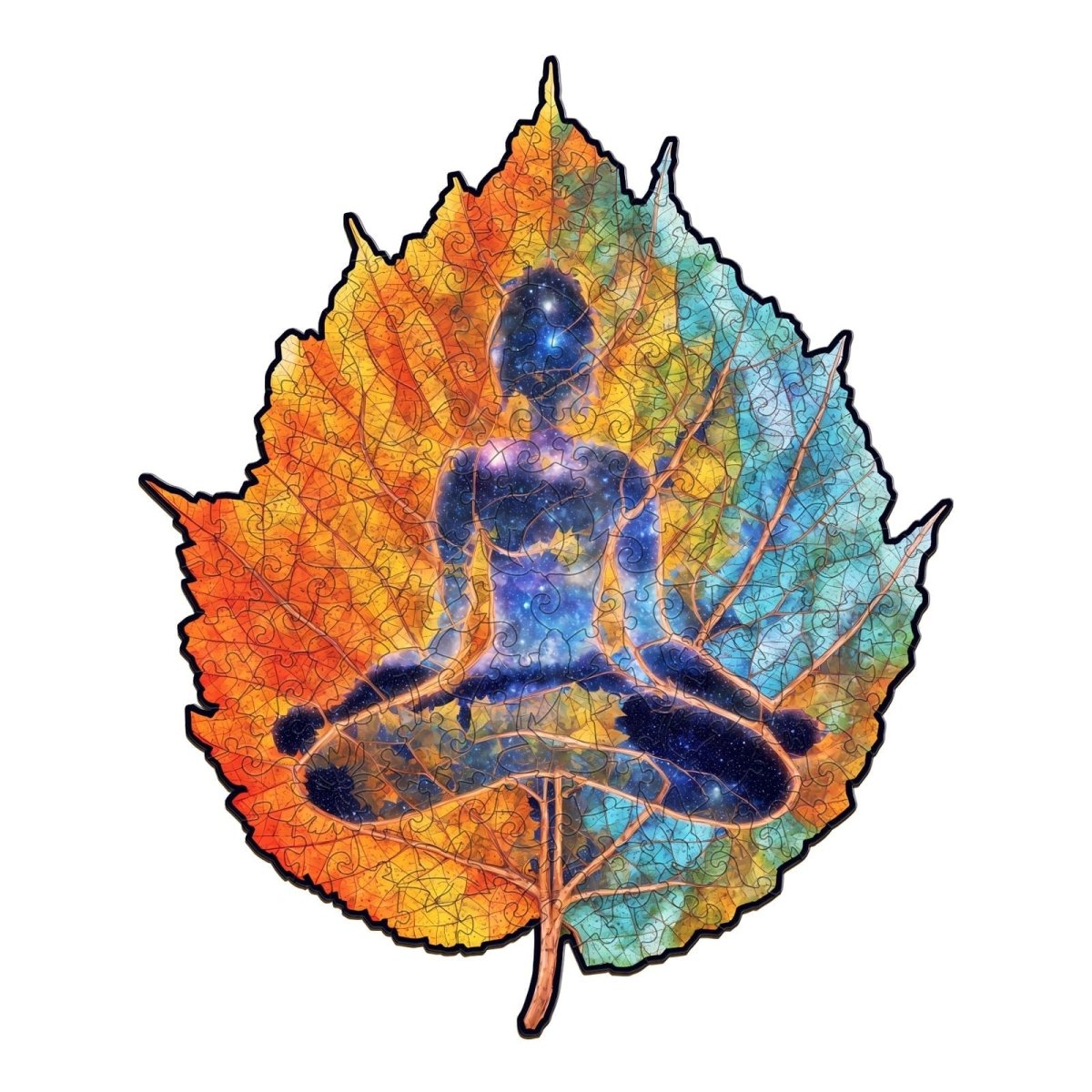 Starry Sky Meditation Wooden Jigsaw Puzzle - KAAYEE Puzzle