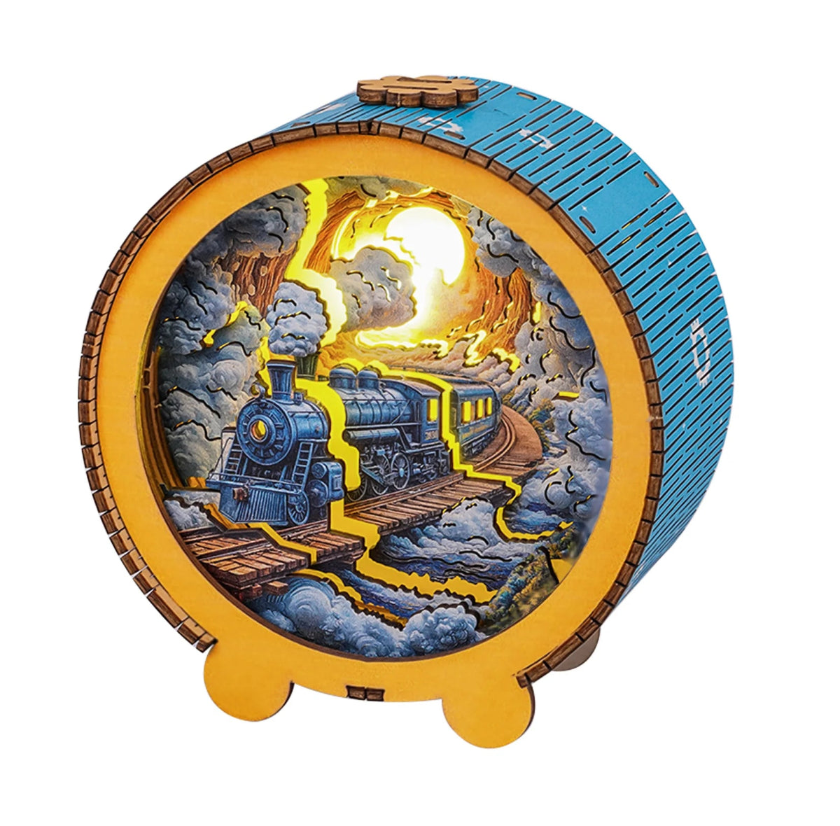 Steam Train Night Light - KAAYEE Puzzle