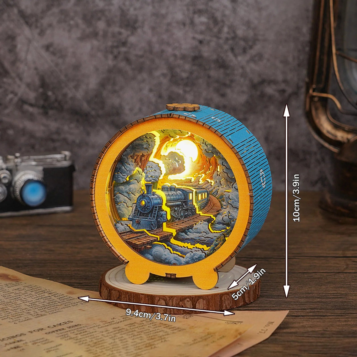 Steam Train Night Light - KAAYEE Puzzle