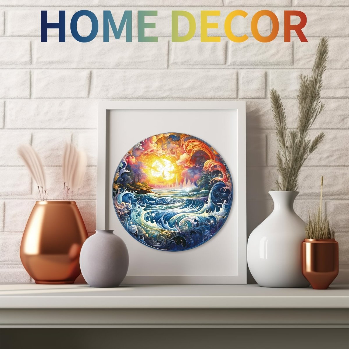 Sunlit Ocean Wooden Jigsaw Puzzle - KAAYEE Puzzle