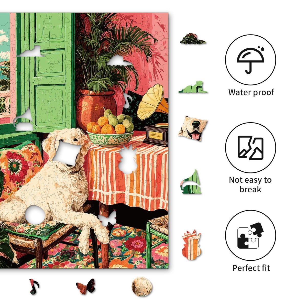 Sunny Golden Corner Wooden Jigsaw Puzzle - KAAYEE Puzzle