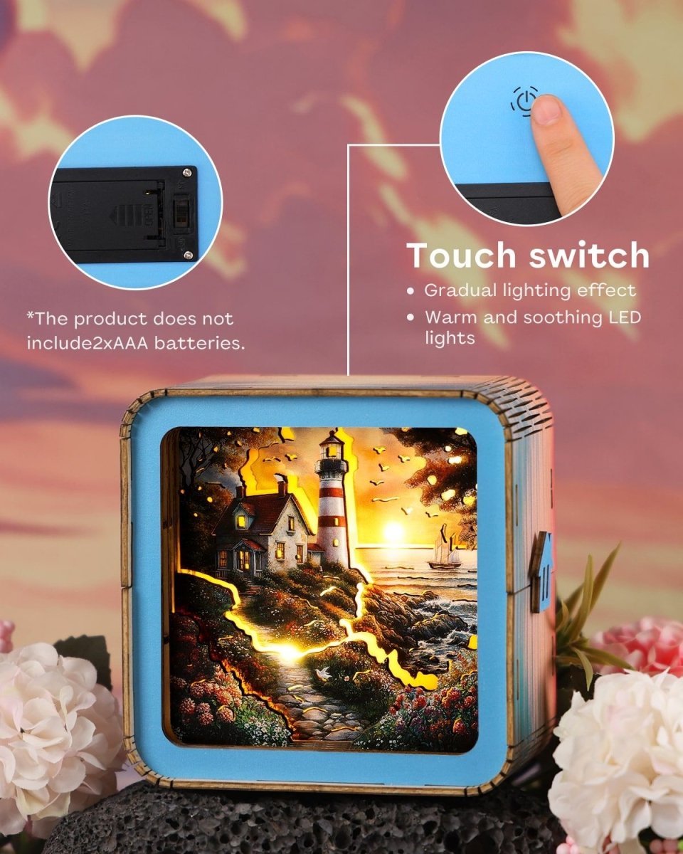 Sunset Lighthouse Night Light - KAAYEE Puzzle