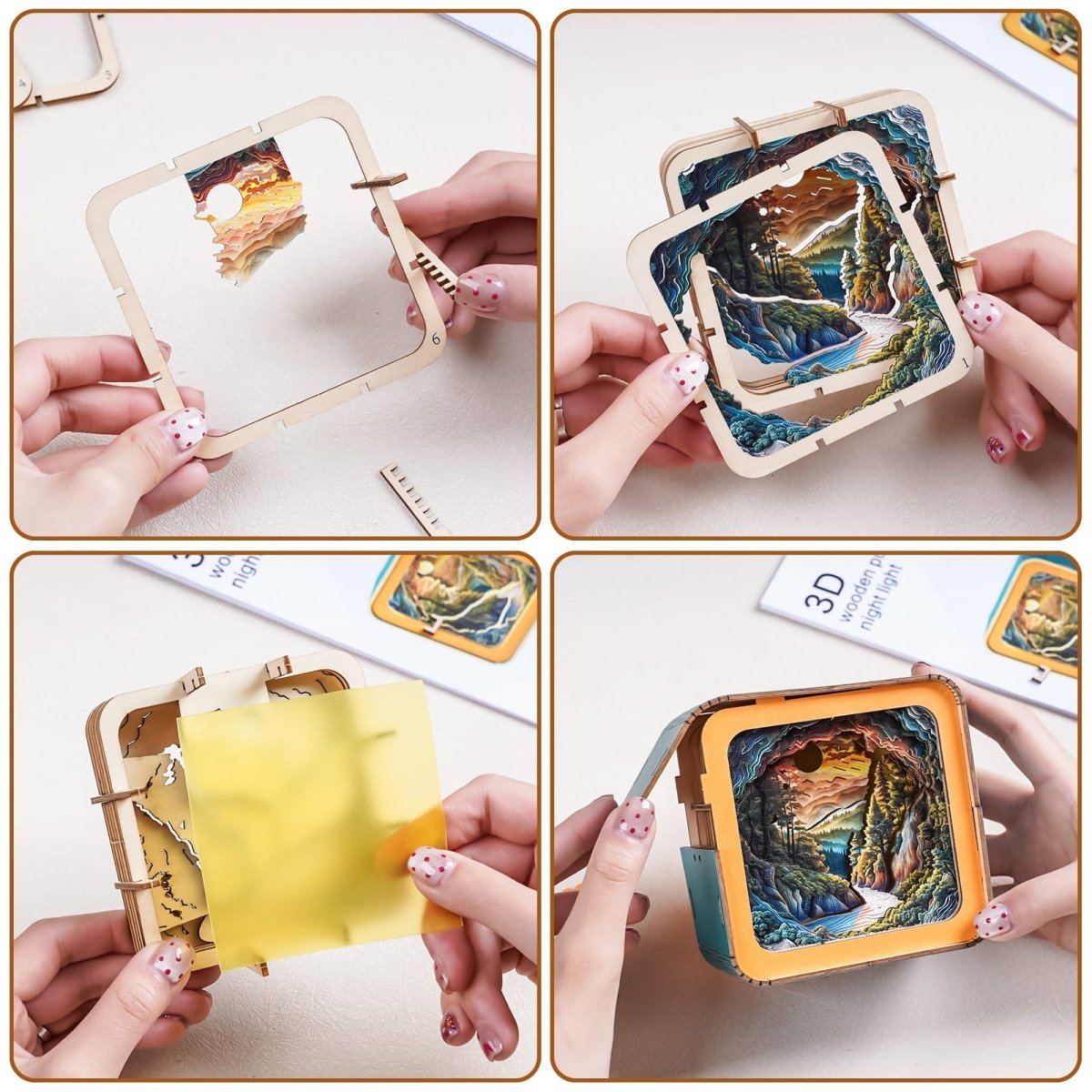 Sunset Wilderness Path Night Light - KAAYEE Puzzle