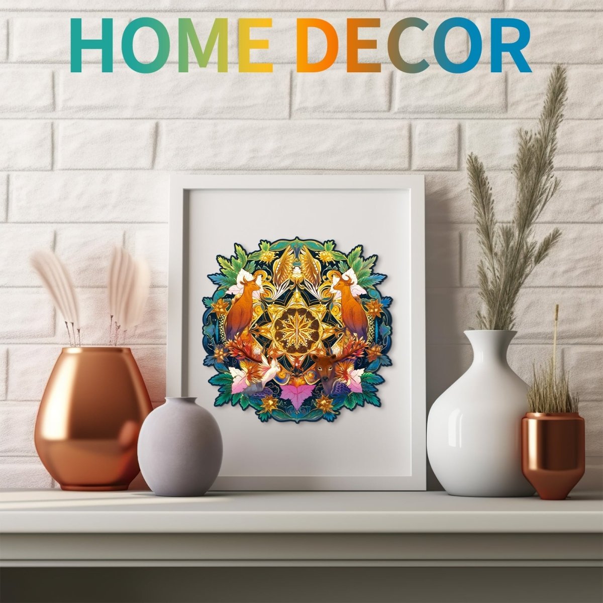 The Deer Family Wooden Jigsaw Puzzle - KAAYEE Puzzle