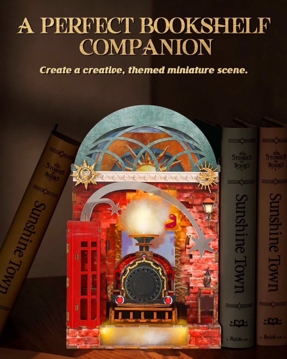 The Enchanted Express Book Nook Kit - KAAYEE Puzzle