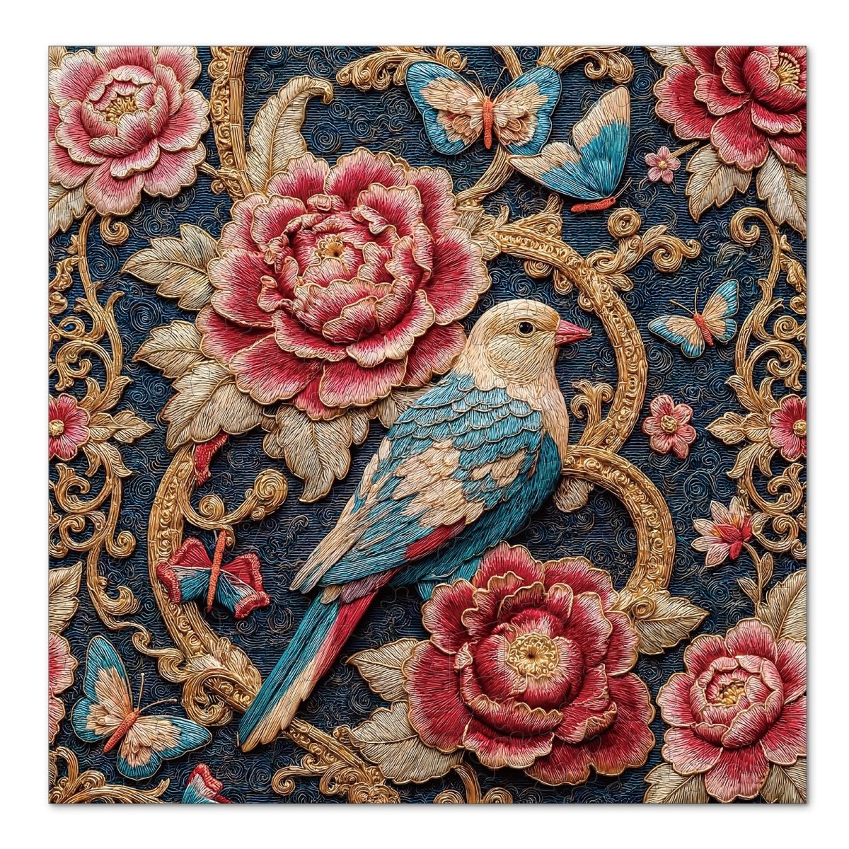 The Gilded Songbird Wooden Jigsaw Puzzle - KAAYEE Puzzle