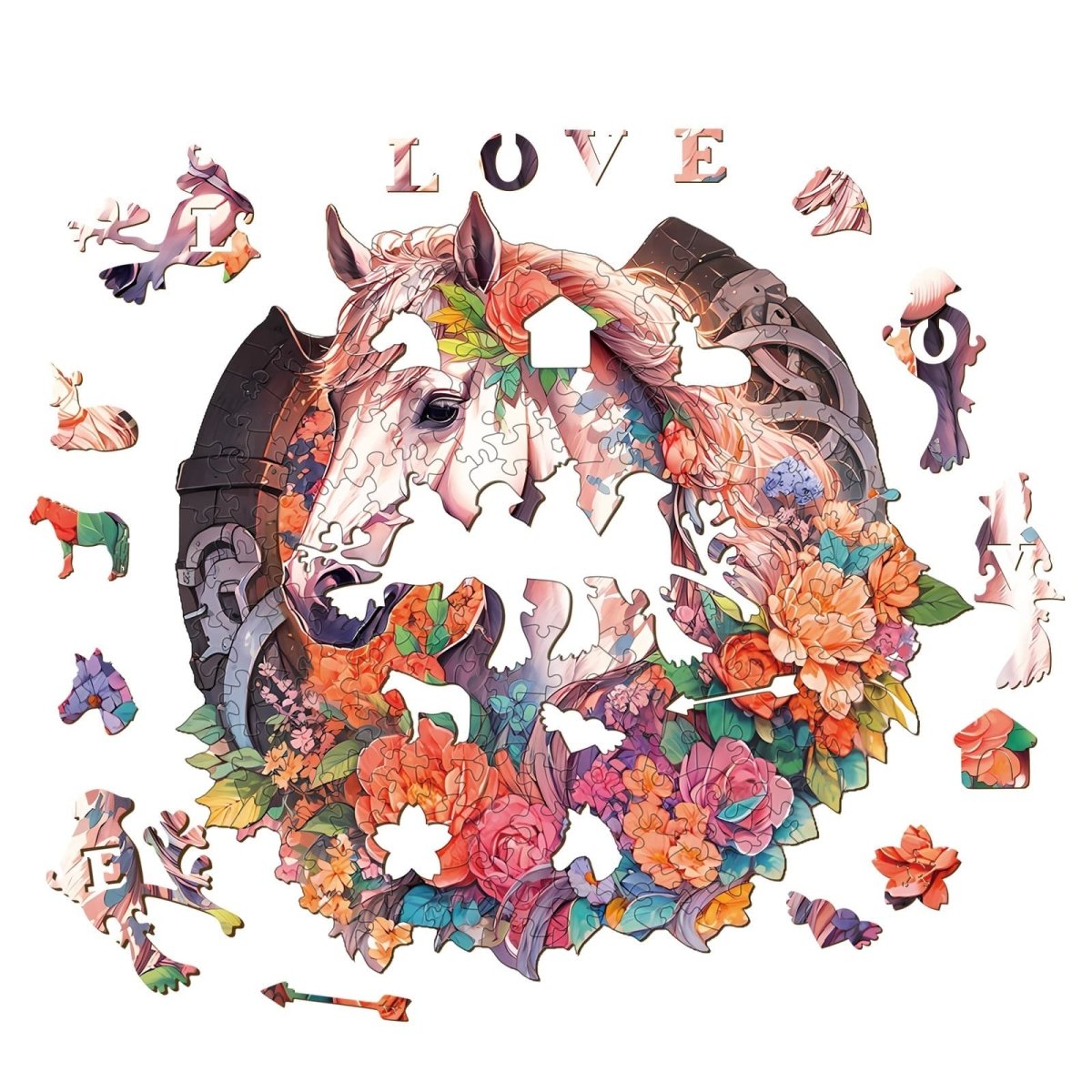 The Loyal Horse Wooden Jigsaw Puzzle - KAAYEE Puzzle