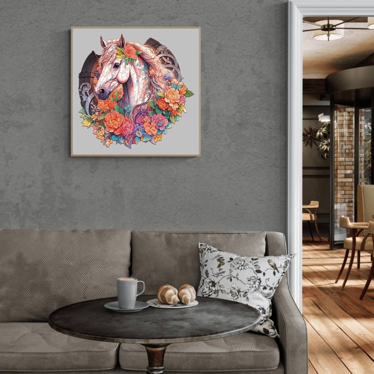 The Loyal Horse Wooden Jigsaw Puzzle - KAAYEE Puzzle