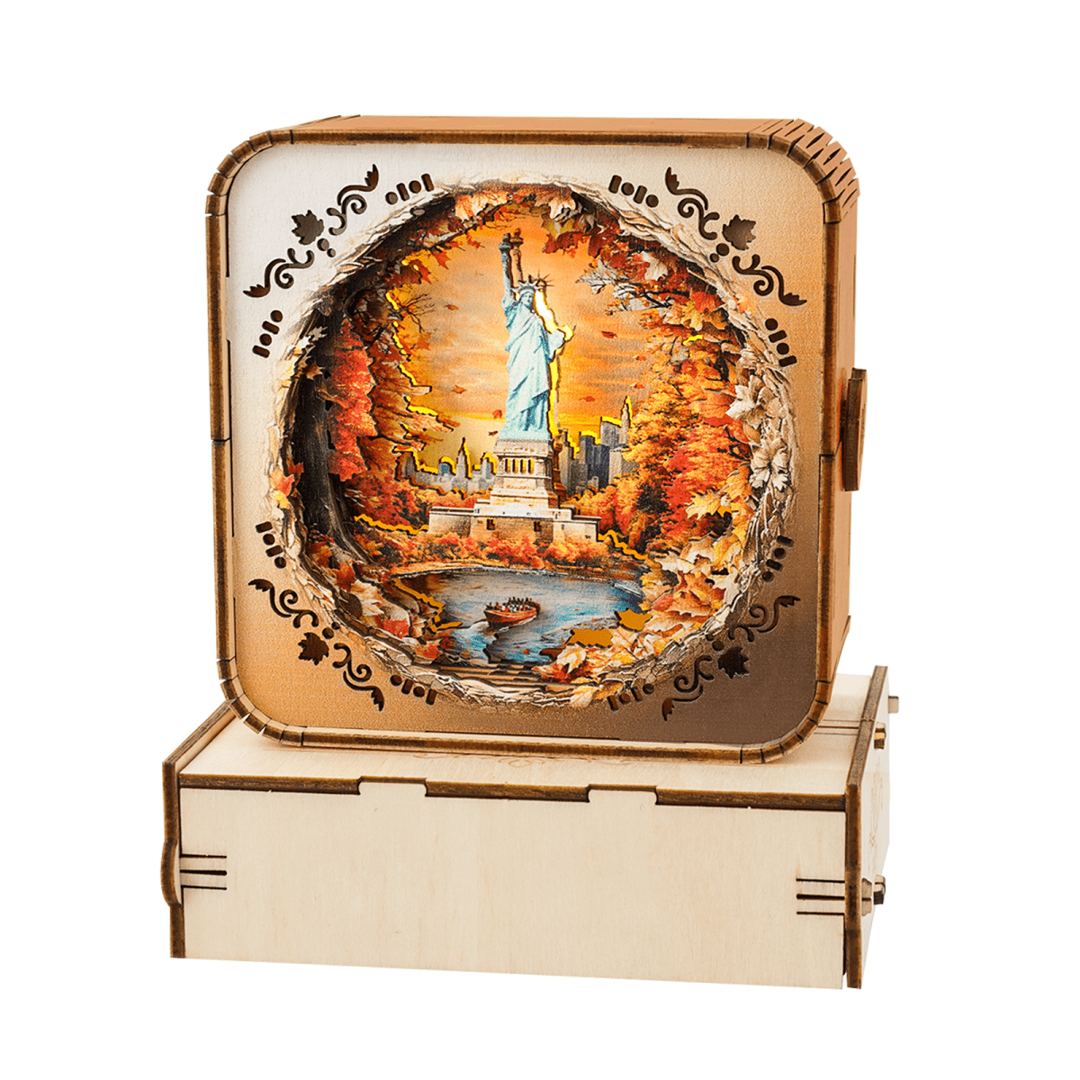 the Statue of Liberty Night Light - KAAYEE Puzzle