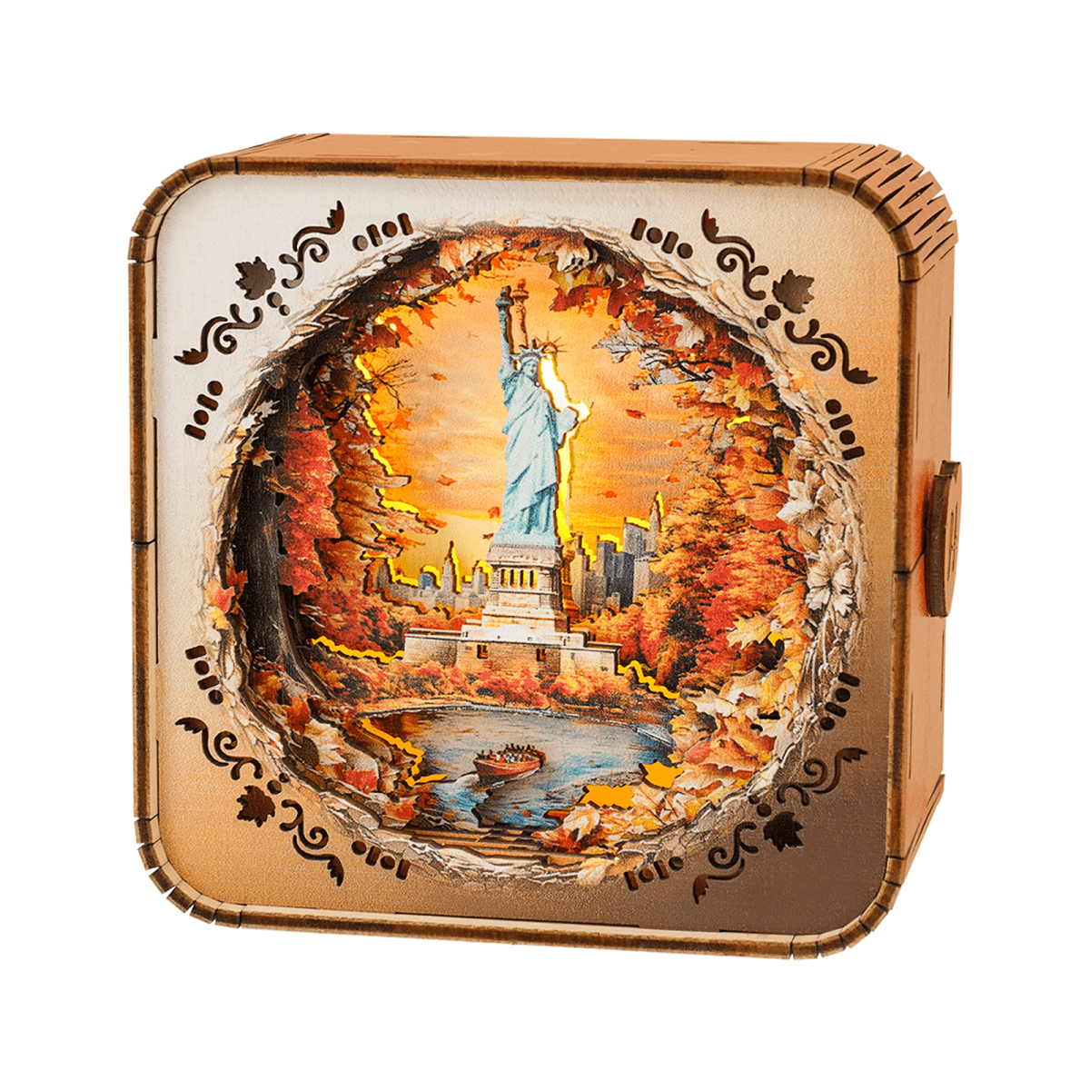 the Statue of Liberty Night Light - KAAYEE Puzzle