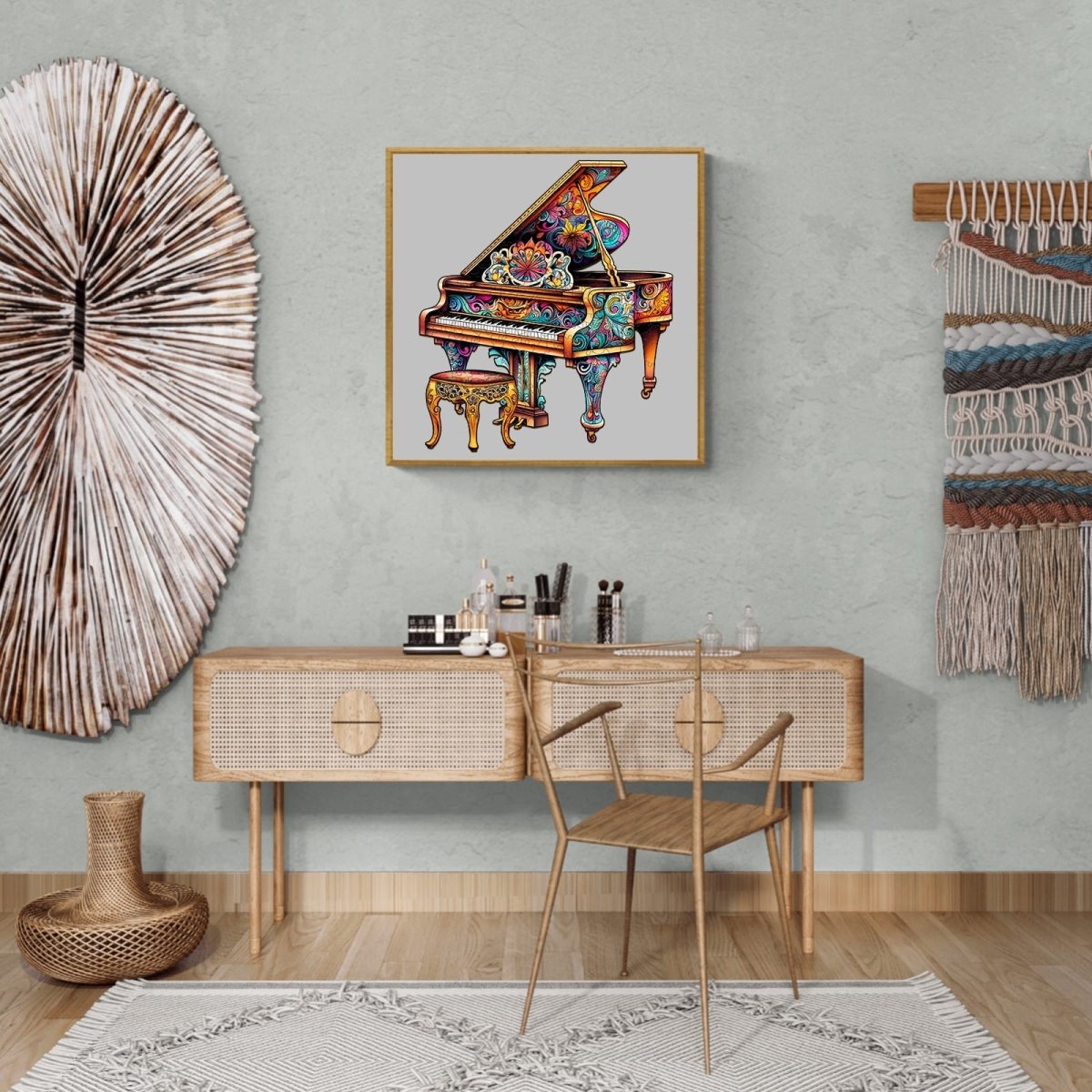 Touching piano Wooden Jigsaw Puzzle - KAAYEE Puzzle