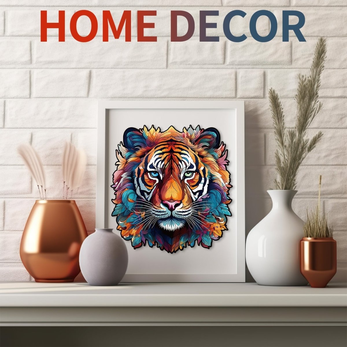 Tough Tiger Wooden Jigsaw Puzzle - KAAYEE Puzzle