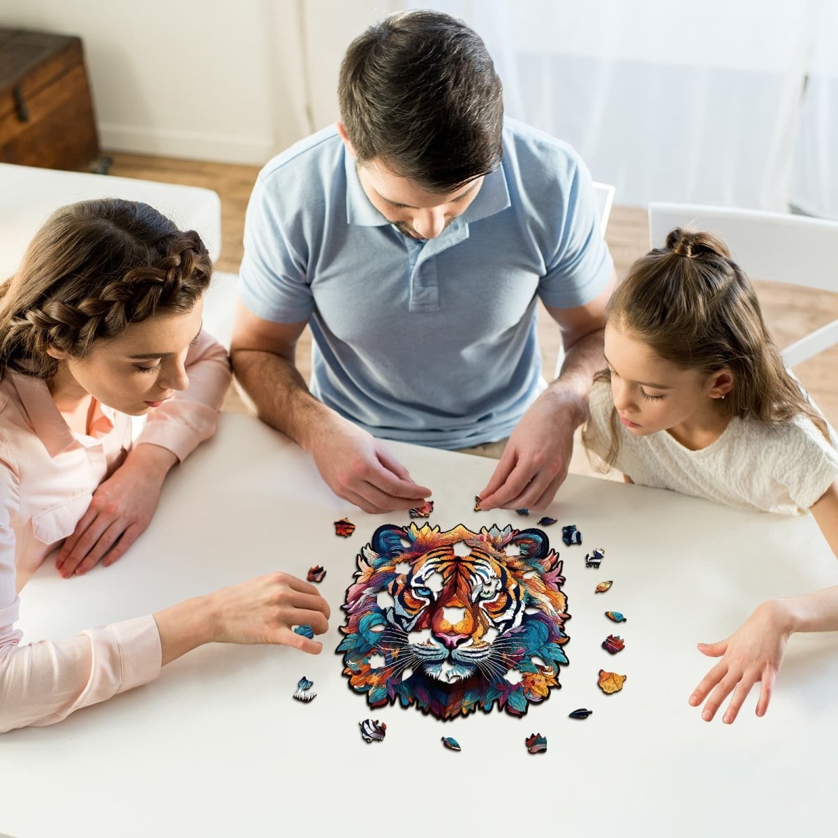 Tough Tiger Wooden Jigsaw Puzzle - KAAYEE Puzzle