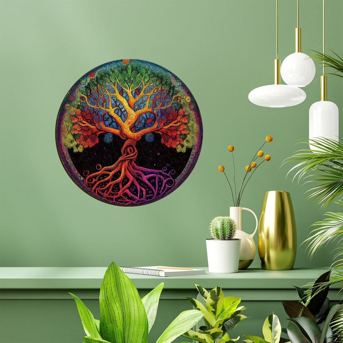 Tree of Life 3 Wooden Jigsaw Puzzle - KAAYEE Puzzle