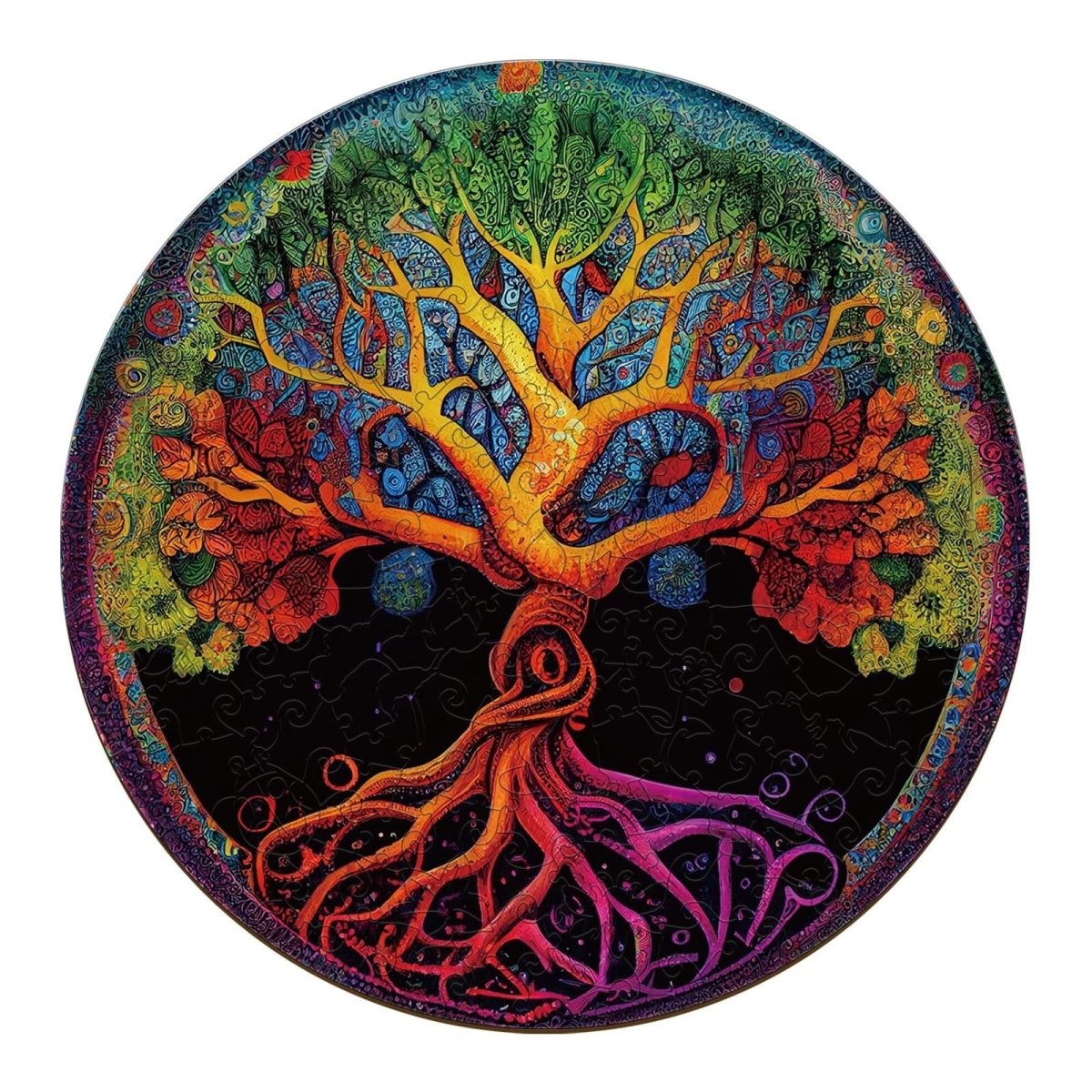 Tree of Life 3 Wooden Jigsaw Puzzle - KAAYEE Puzzle