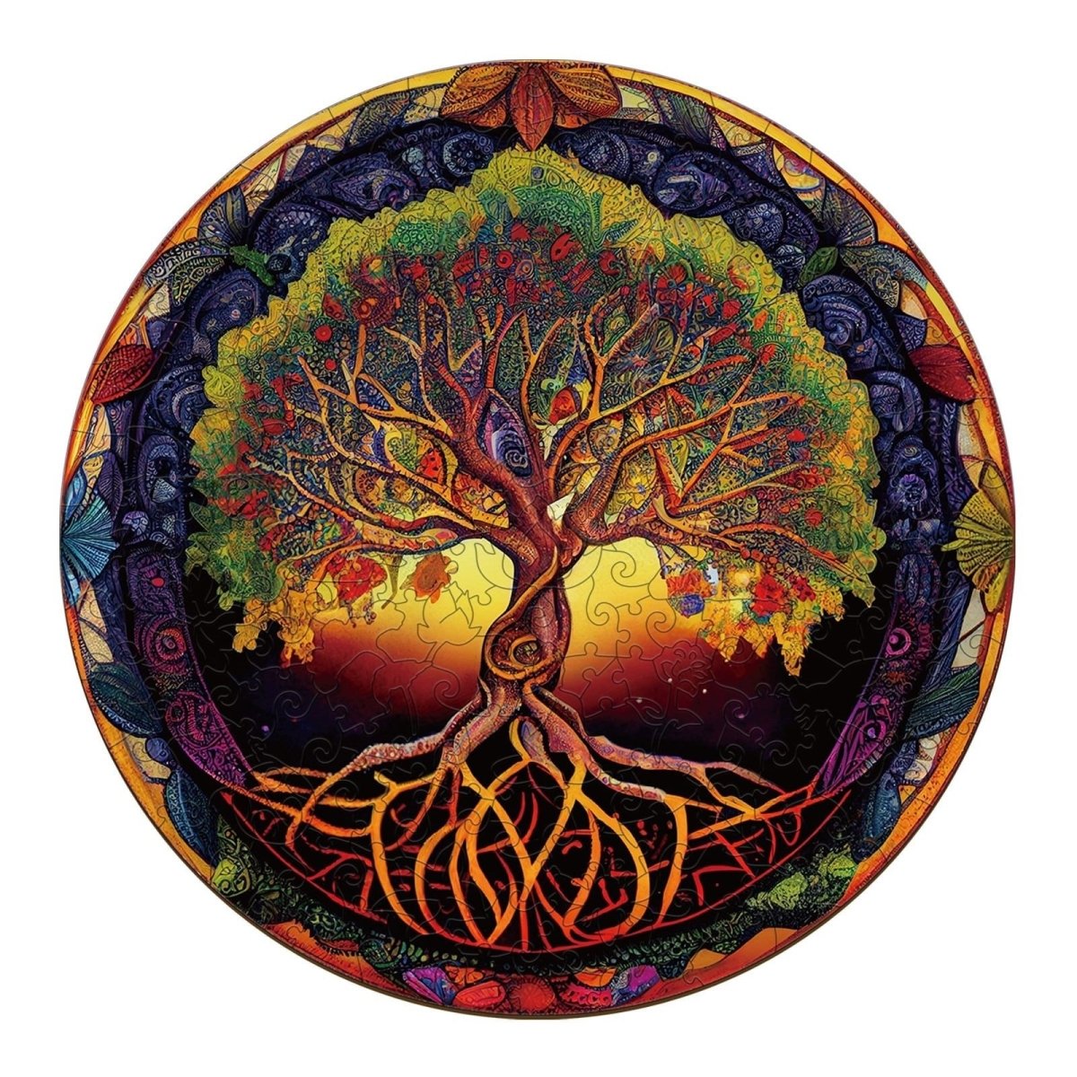 Tree of Life 4 Wooden Jigsaw Puzzle - KAAYEE Puzzle