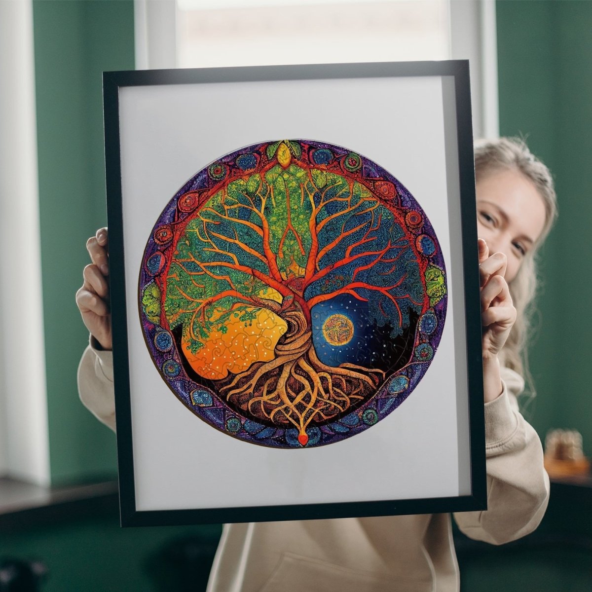 Tree of Life 5 Wooden Jigsaw Puzzle - KAAYEE Puzzle