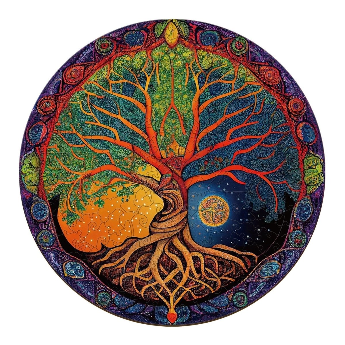 Tree of Life 5 Wooden Jigsaw Puzzle - KAAYEE Puzzle