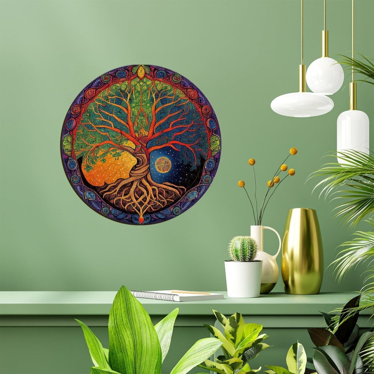 Tree of Life 5 Wooden Jigsaw Puzzle - KAAYEE Puzzle