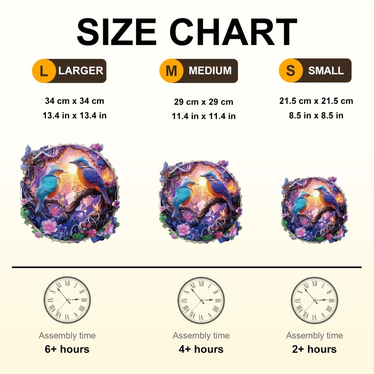 Twilight Plumage Wooden Jigsaw Puzzle - KAAYEE Puzzle