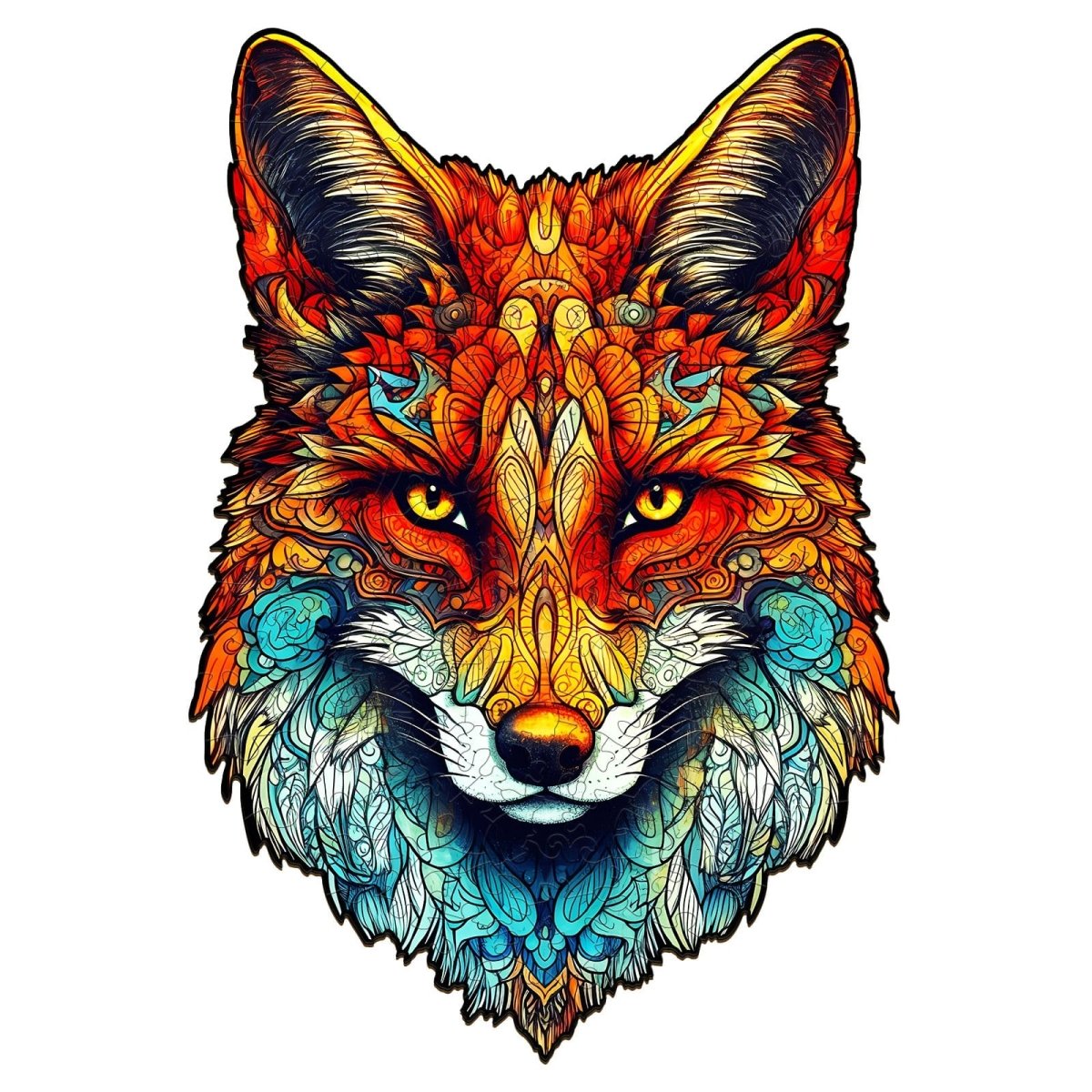 Uncontrolled Fox Wooden Jigsaw Puzzle - KAAYEE Puzzle