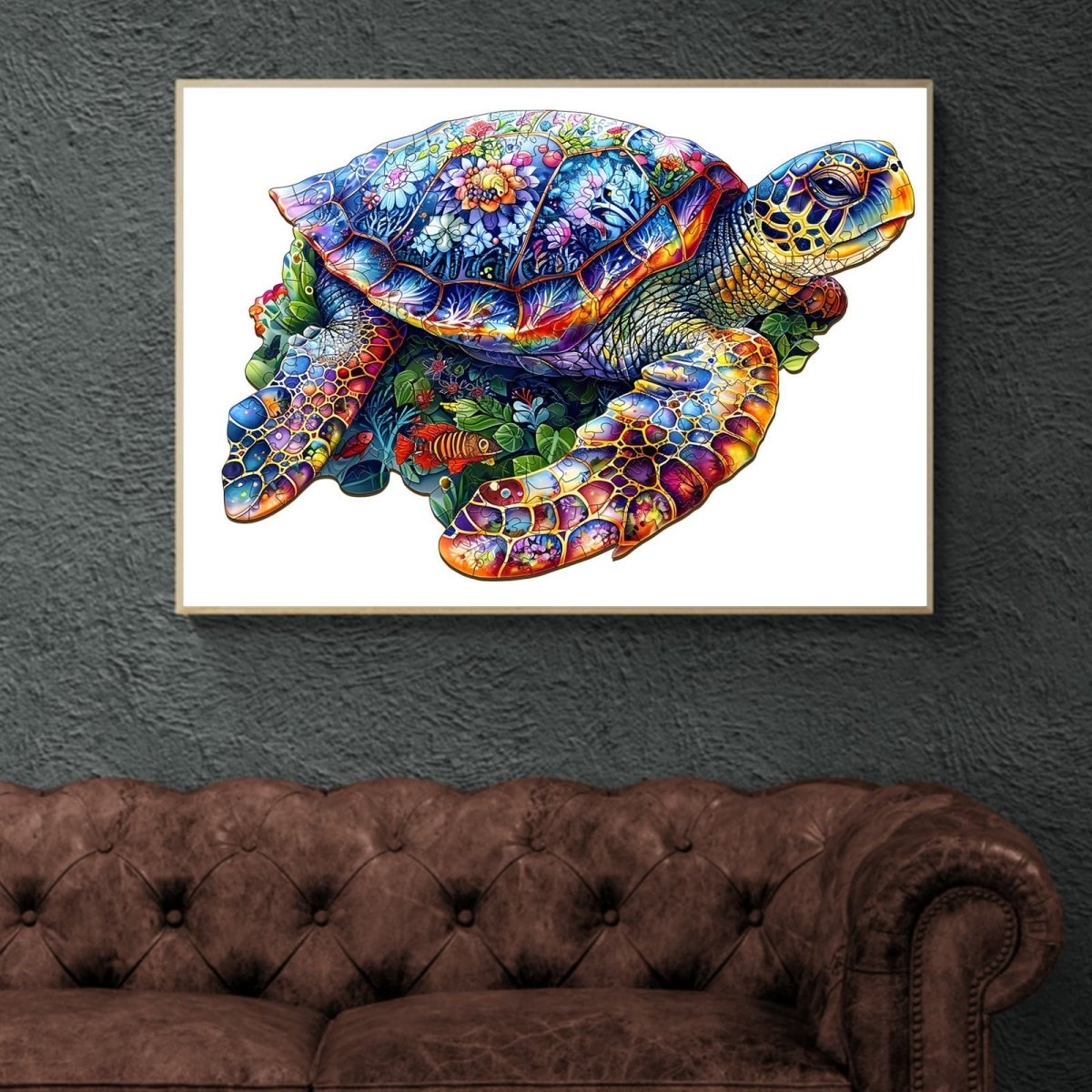 Unique Turtle Wooden Jigsaw Puzzle - KAAYEE Puzzle
