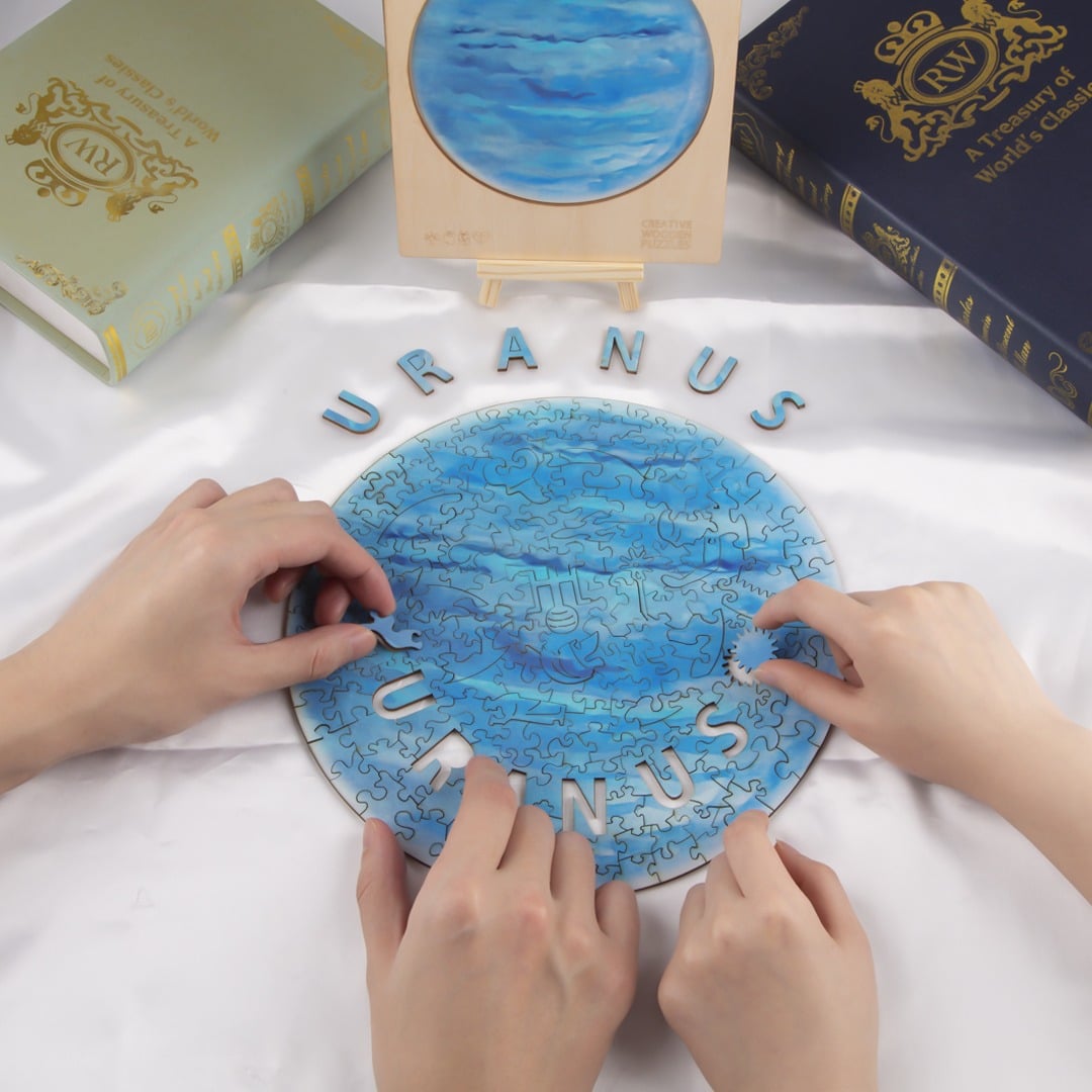 URANUS Wooden Jigsaw Puzzle - KAAYEE Puzzle