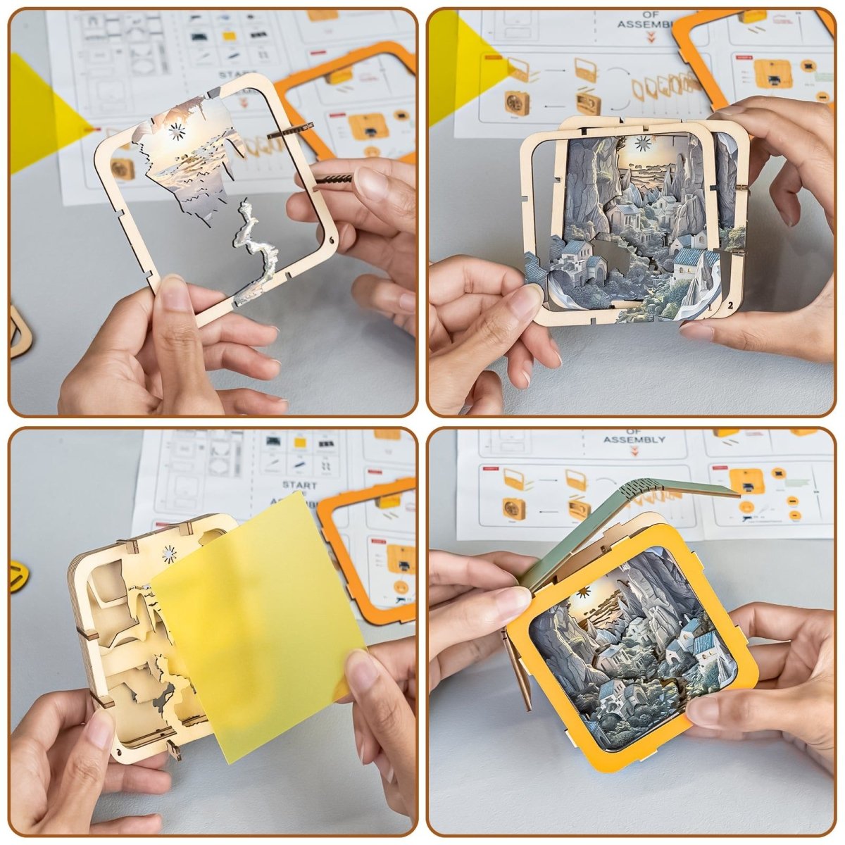 Valley Village Night Light - KAAYEE Puzzle