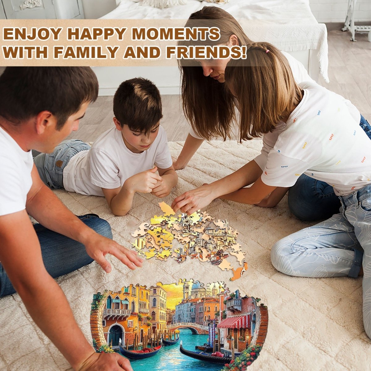 Venice Water City Wooden Jigsaw Puzzle - KAAYEE Puzzle